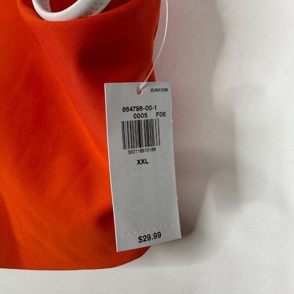 2/$30 NWT Old Navy Zip-Front Bikini Swim Top Warm Sunset XXL #A0265 TRB2 - Picture 9 of 10